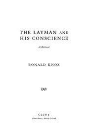 The Layman and His Conscience
