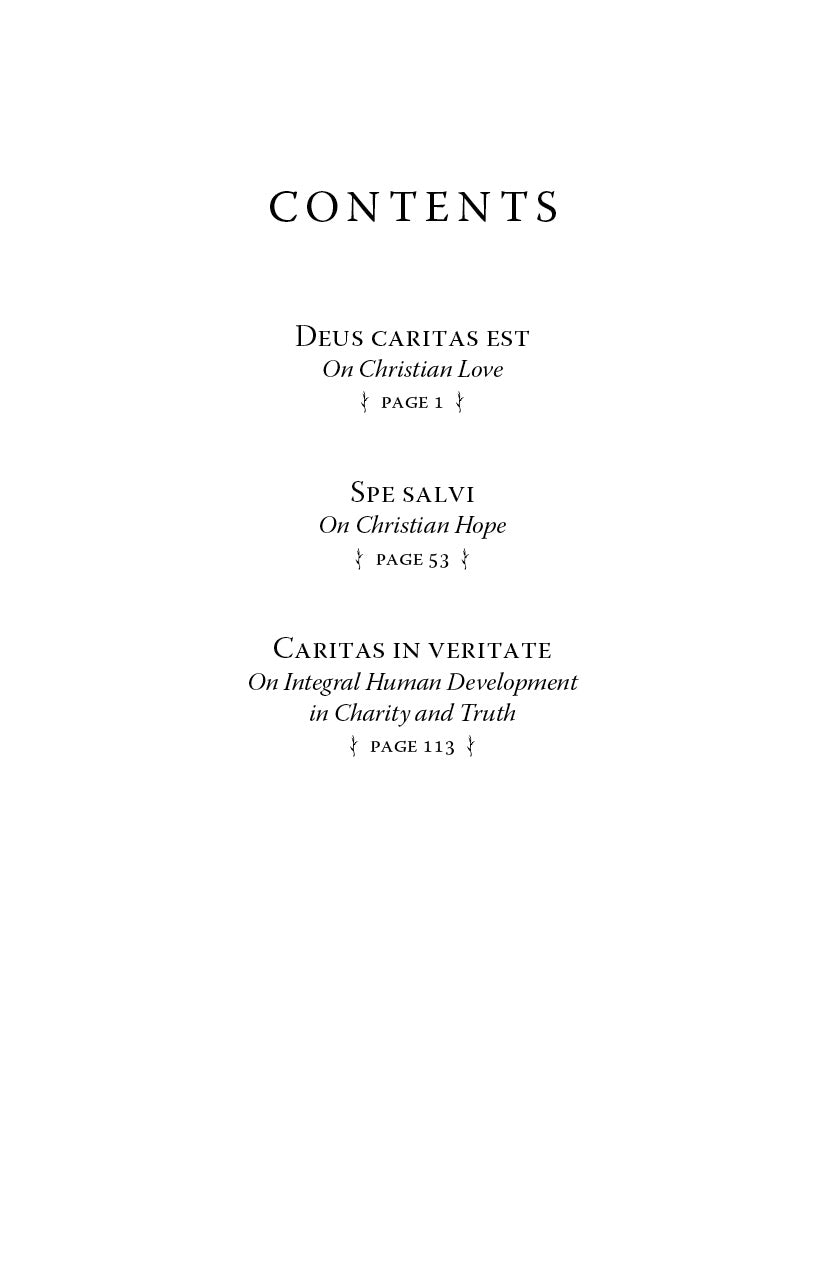 The Encyclical Letters of Pope Benedict XVI