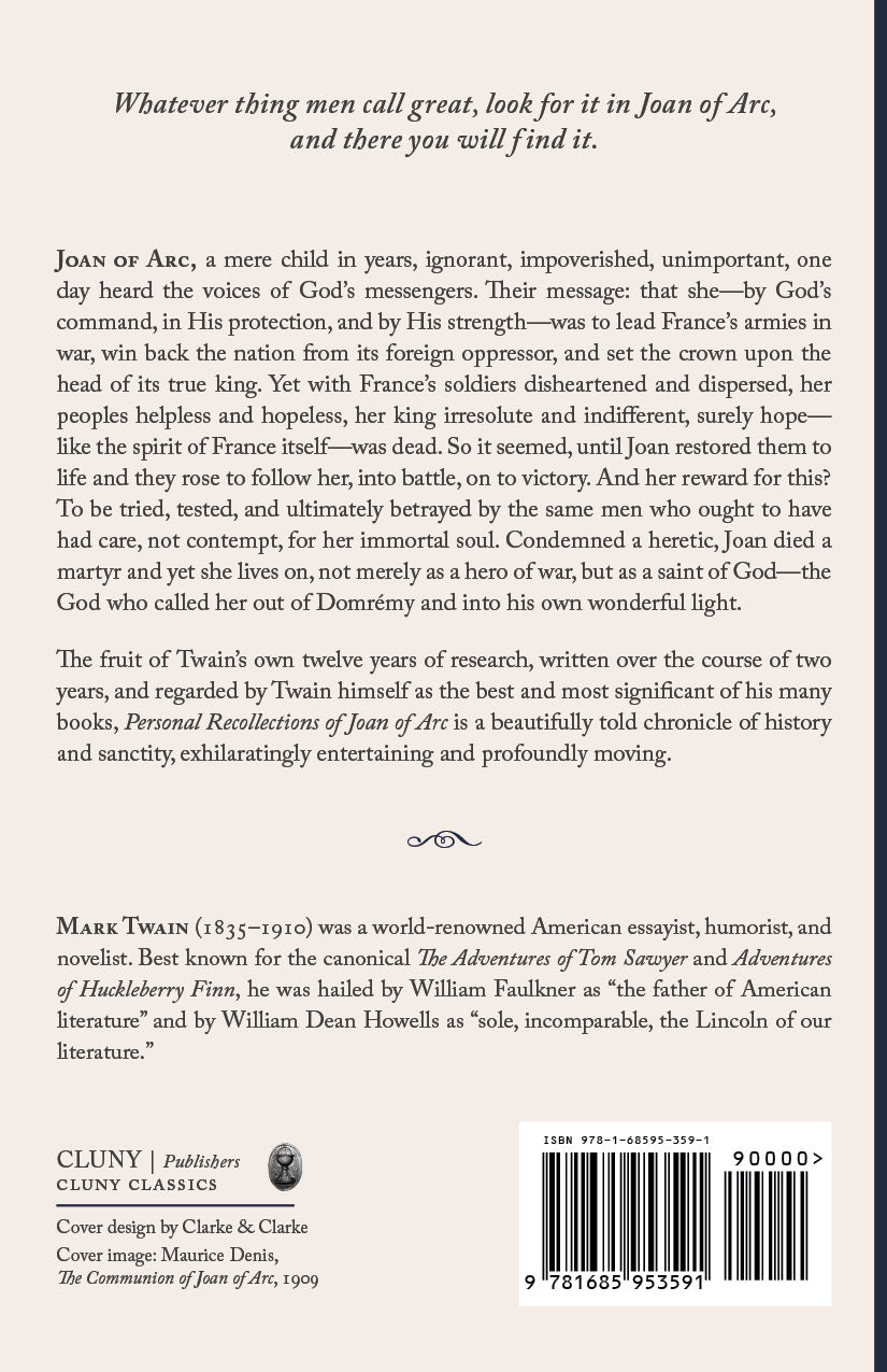 Personal Recollections of Joan of Arc