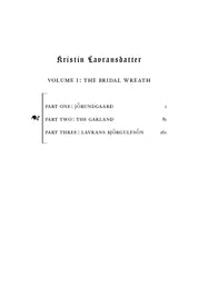 Kristin Lavransdatter: The Bridal Wreath (Volume I)