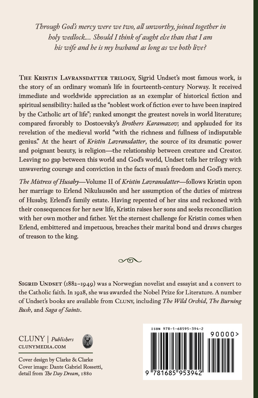 Kristin Lavransdatter: The Mistress of Husaby Wreath (Volume II)