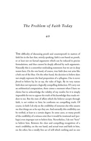 The Weight of Belief