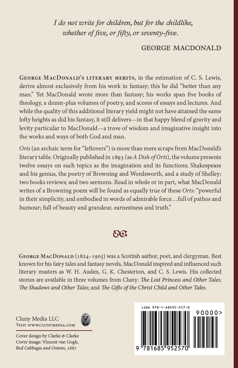 Orts: Essays on Life, Literature, and Imagination