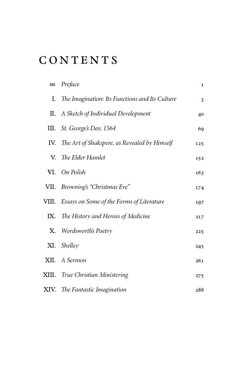 Orts: Essays on Life, Literature, and Imagination