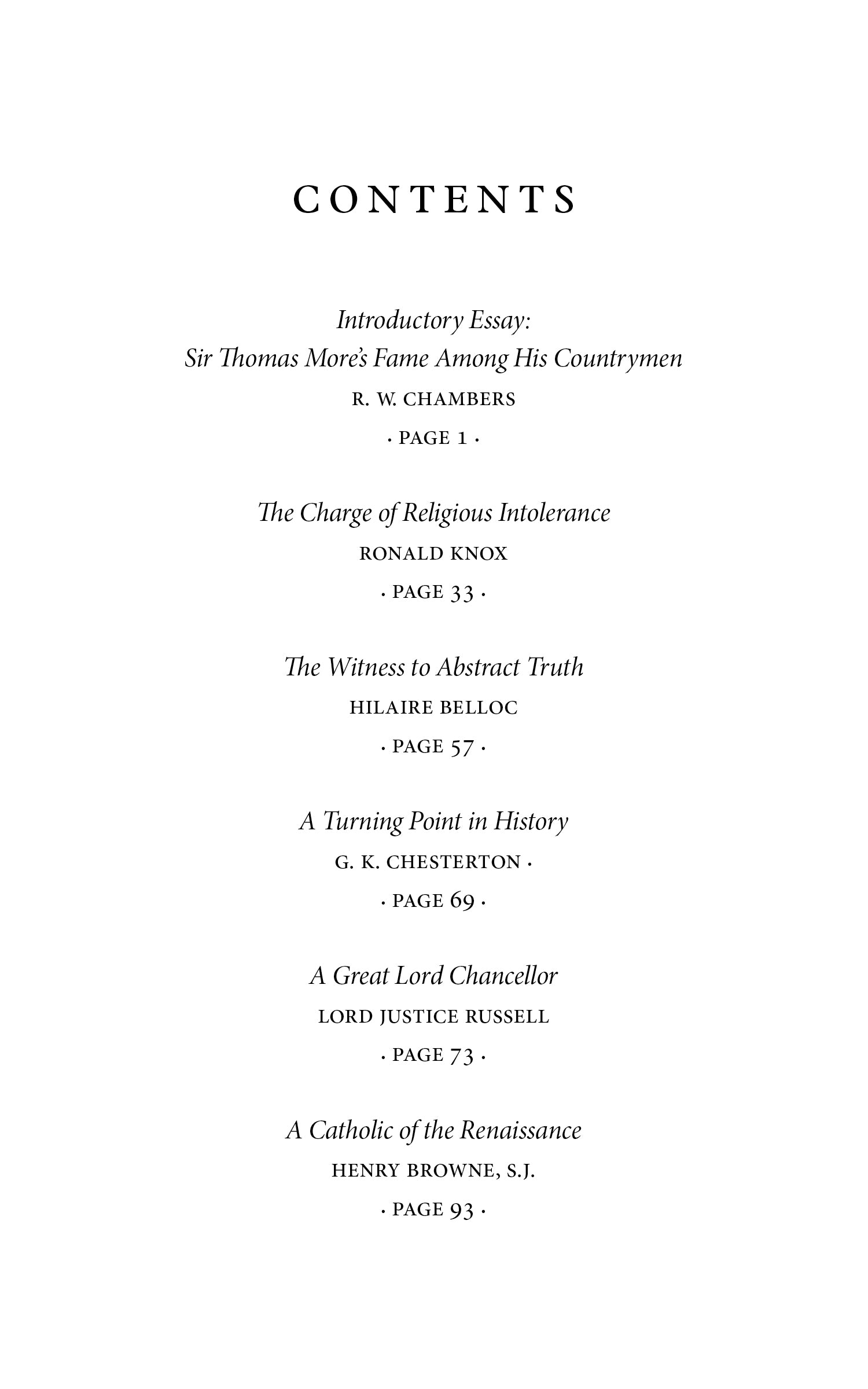 The Fame of Blessed Thomas More