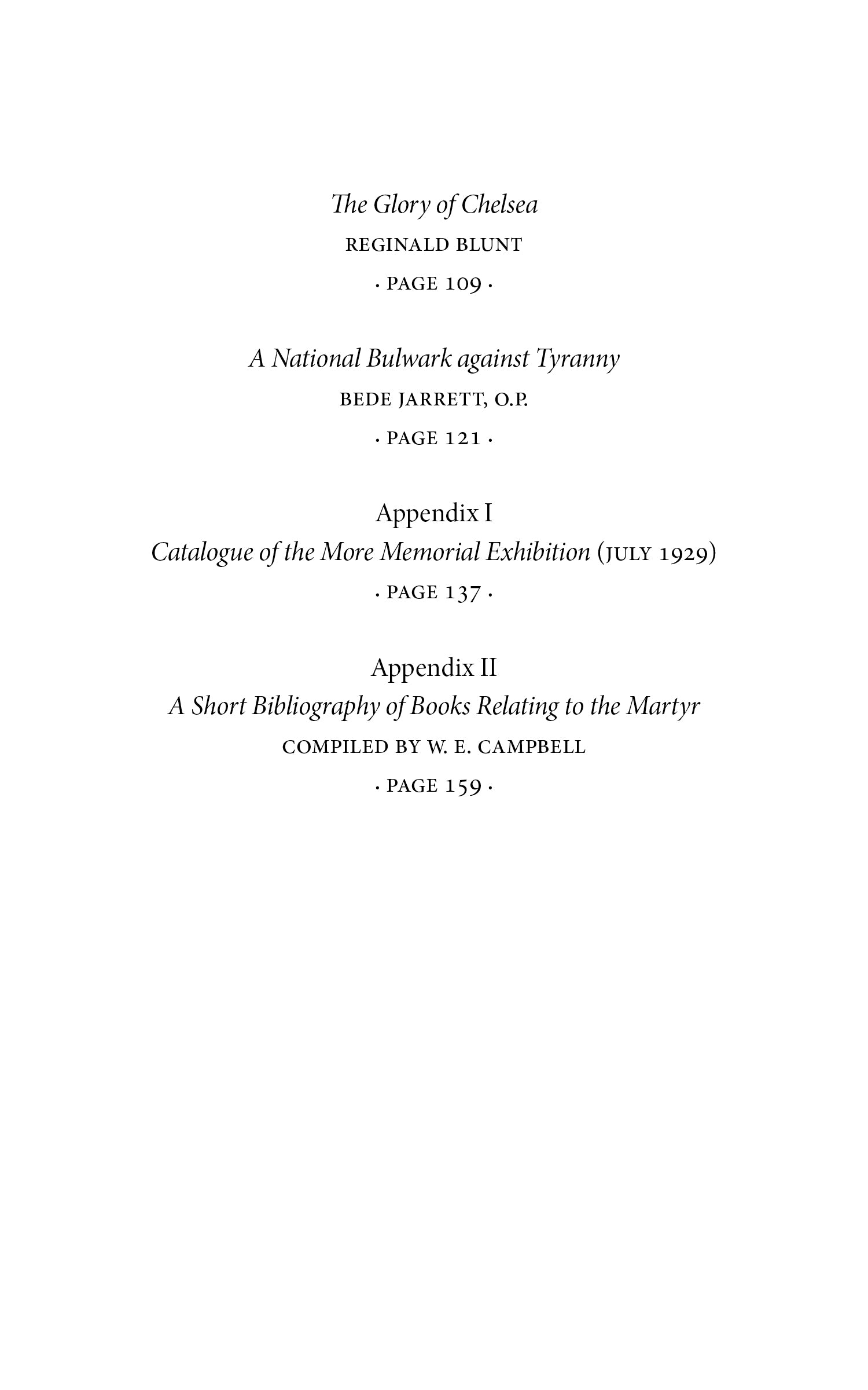 The Fame of Blessed Thomas More