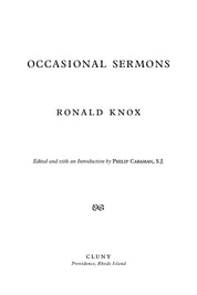Occasional Sermons