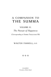 A Companion to the Summa, Volume II