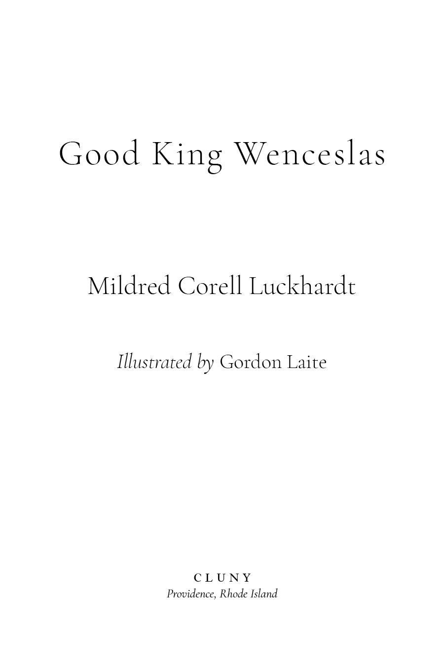 Good King Wenceslas