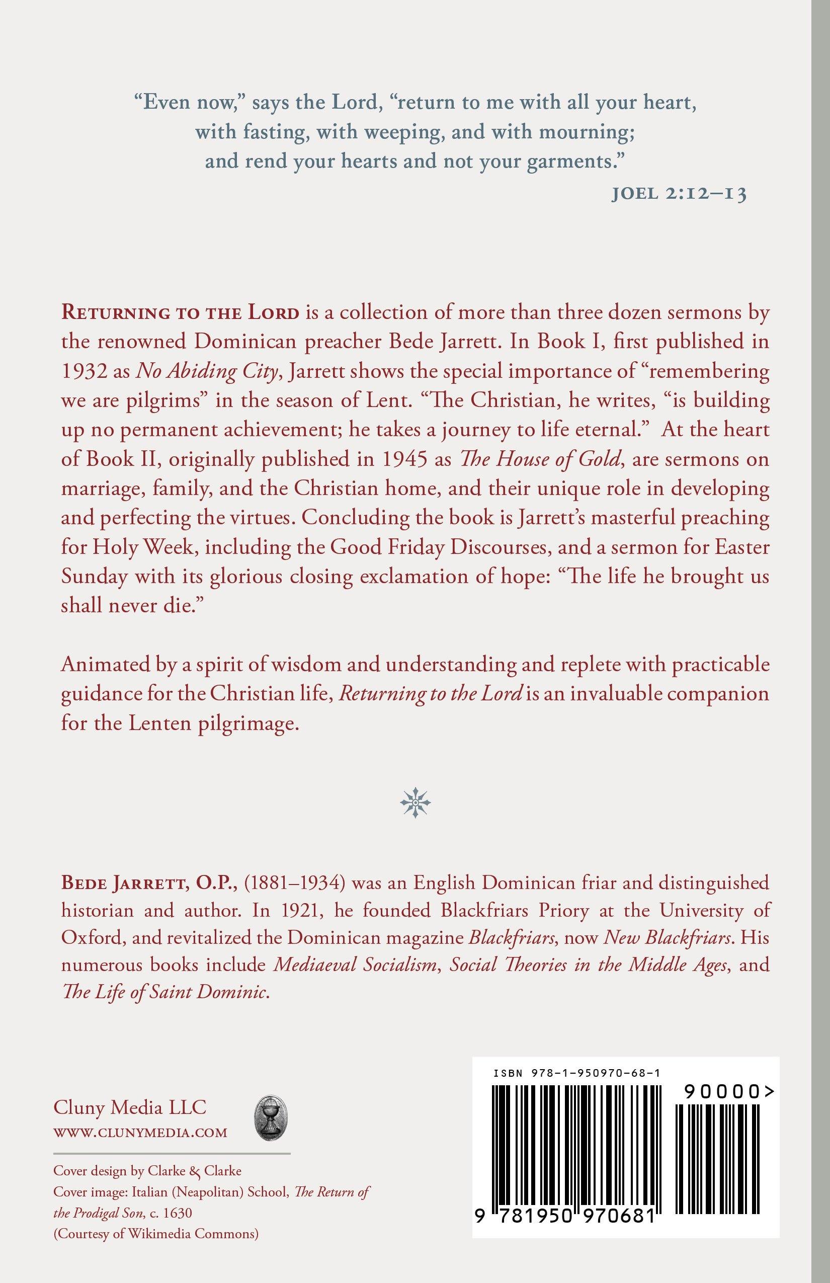 Returning to the Lord - ClunyMedia