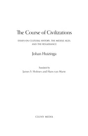 The Course of Civilizations