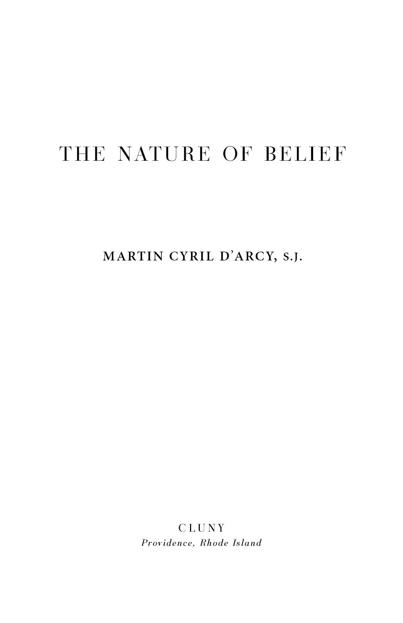 The Nature of Belief