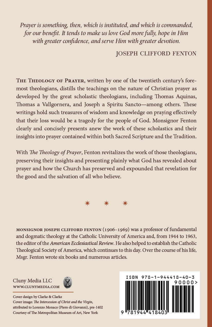 The Theology of Prayer