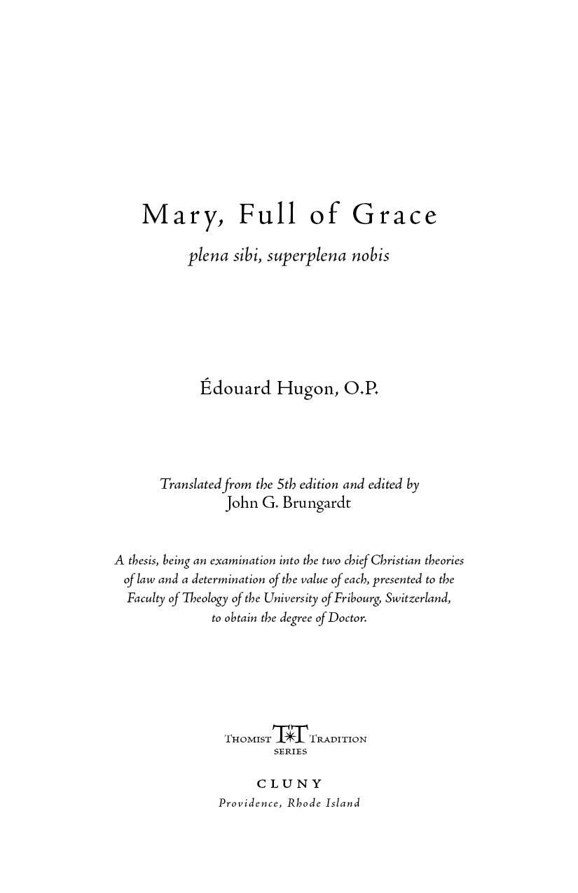 Mary, Full of Grace