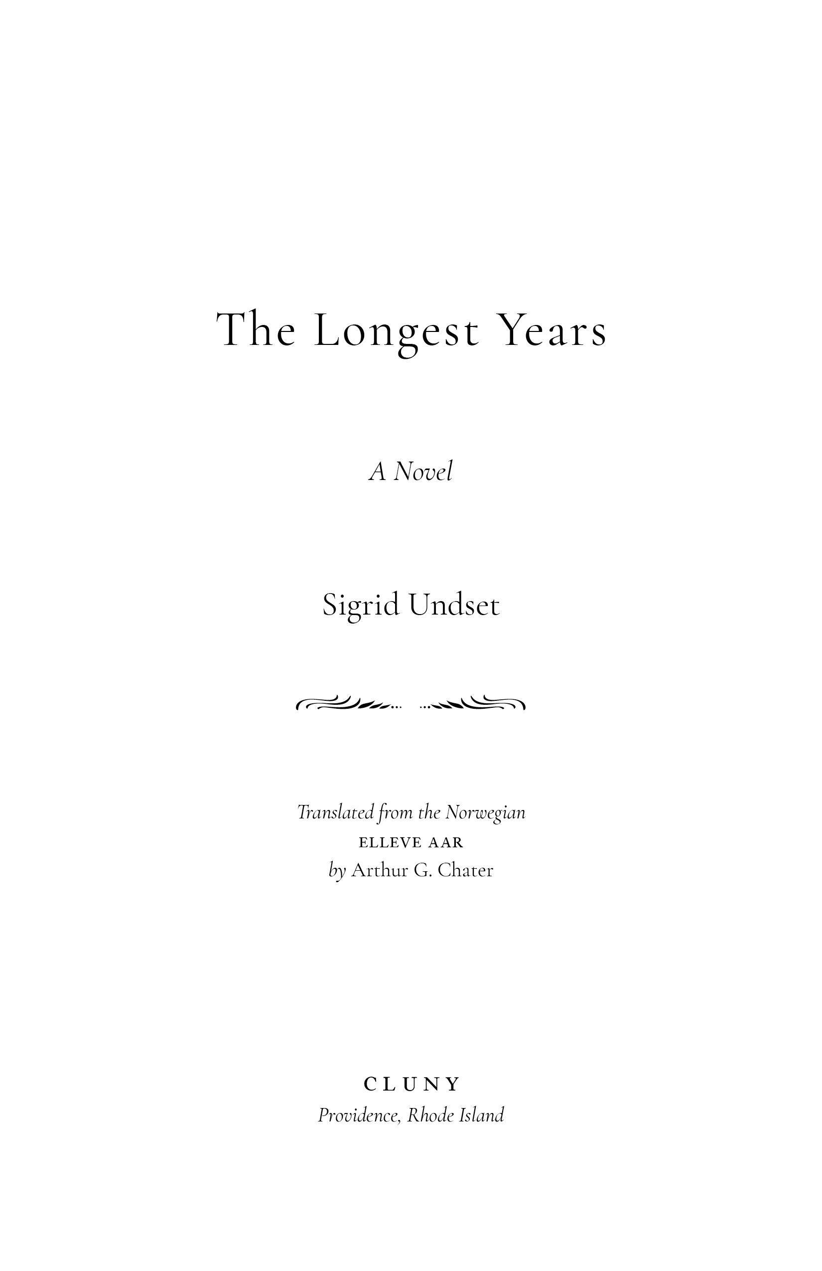 The Longest Years - ClunyMedia