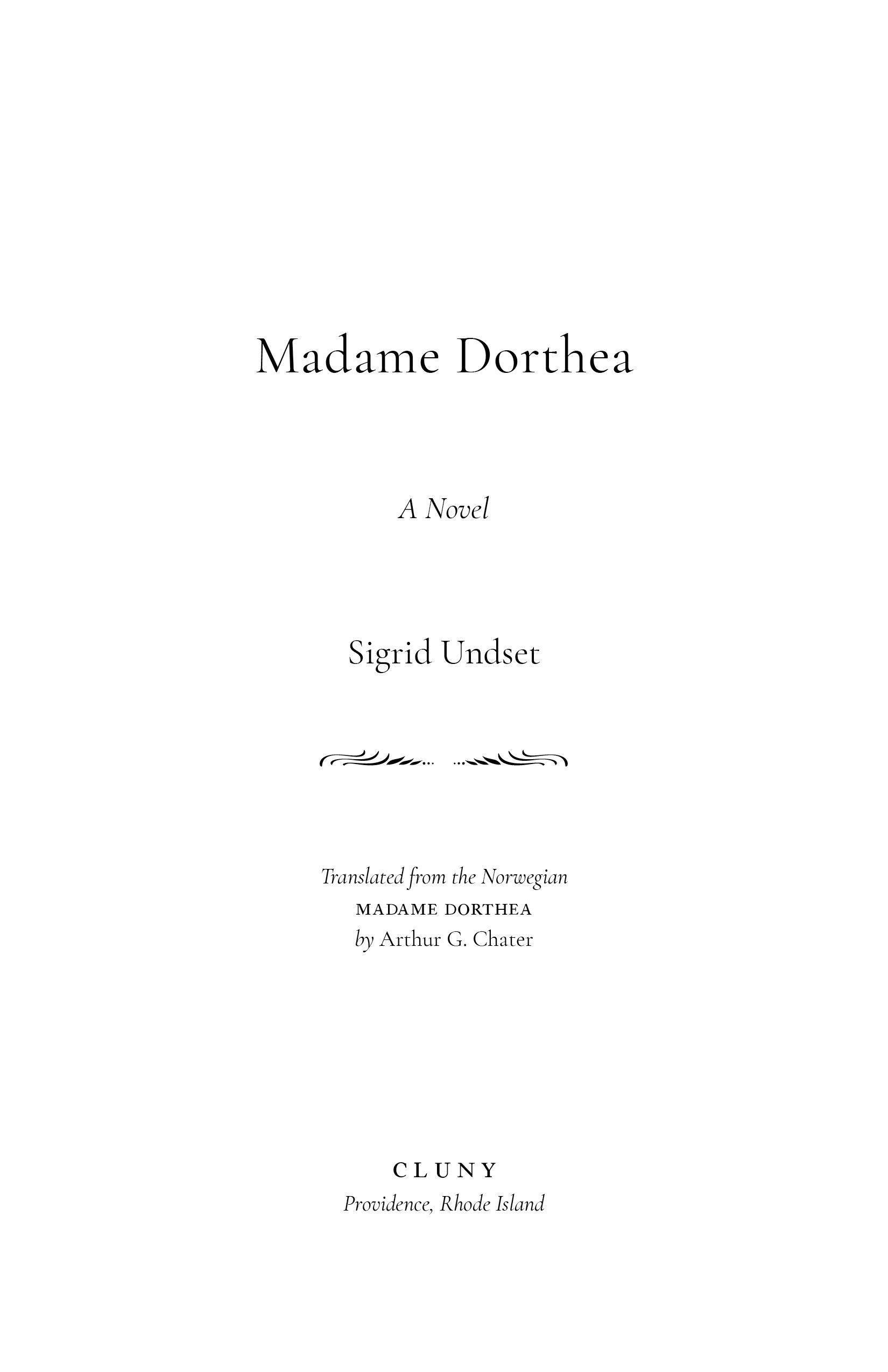 Madame Dorthea - ClunyMedia
