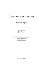 Christian Initiation - ClunyMedia