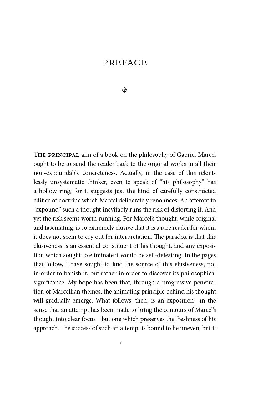 The Philosophy of Gabriel Marcel