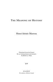 The Meaning of History