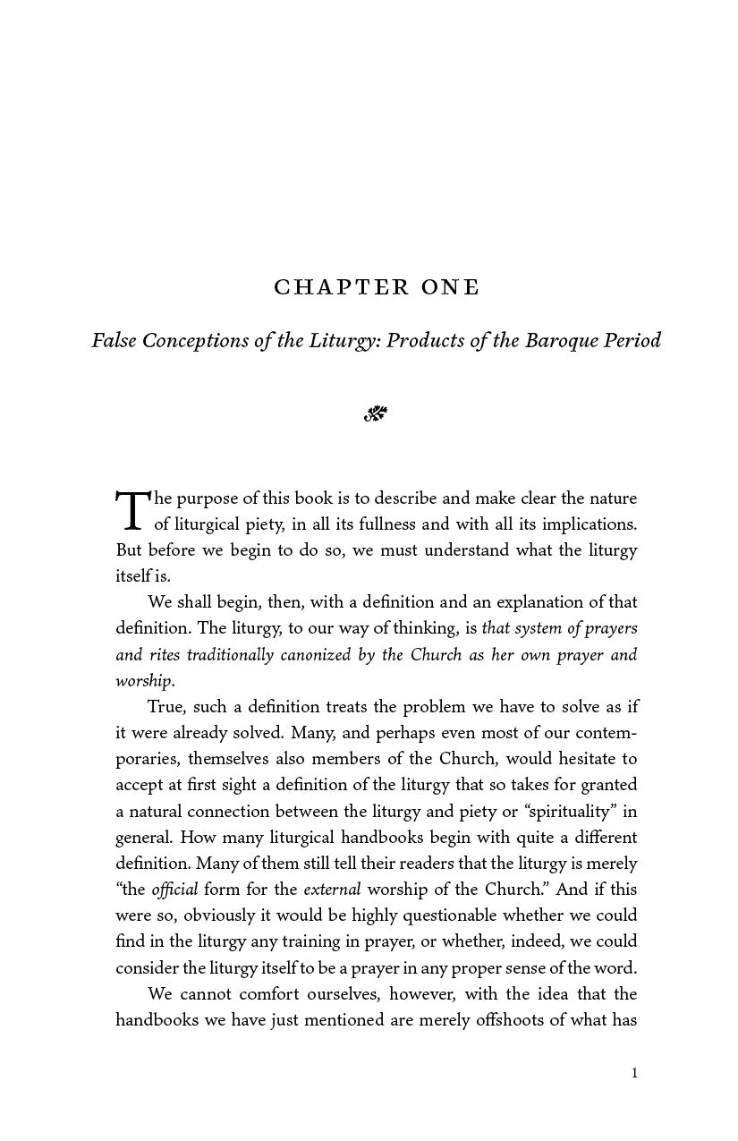 Liturgical Piety