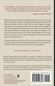 What Is Sacred Theology?