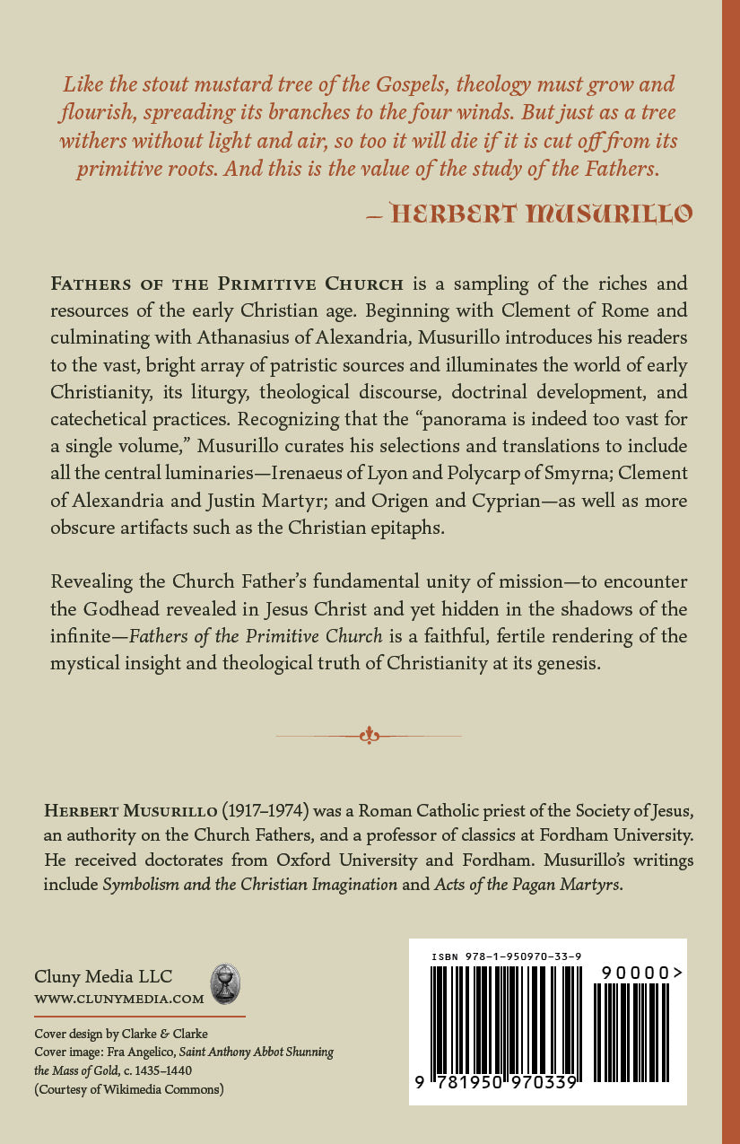 Fathers of the Primitive Church