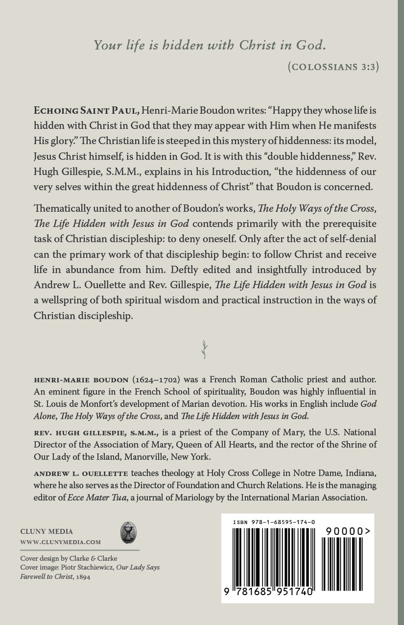 The Life Hidden with Jesus in God