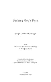 Seeking God's Face - ClunyMedia