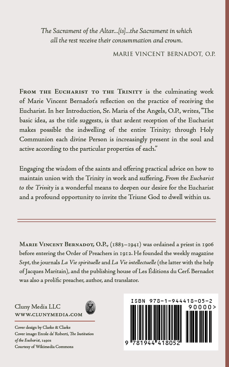 From the Eucharist to the Trinity