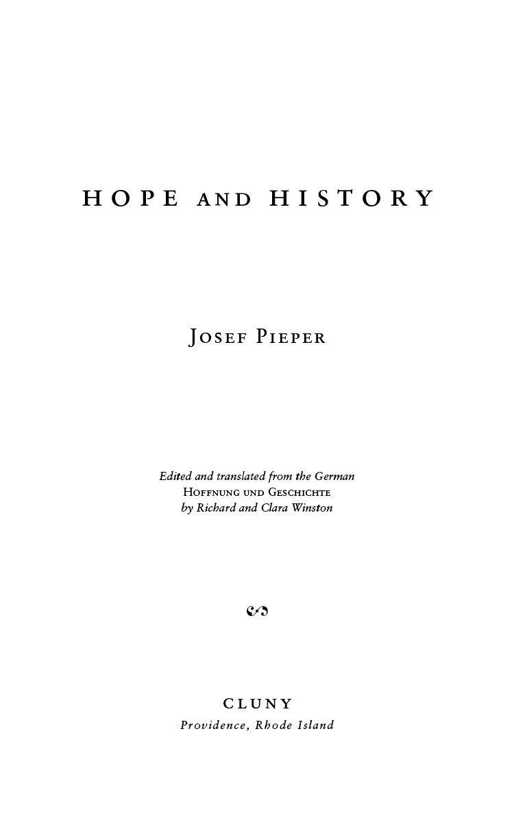 Hope and History - ClunyMedia