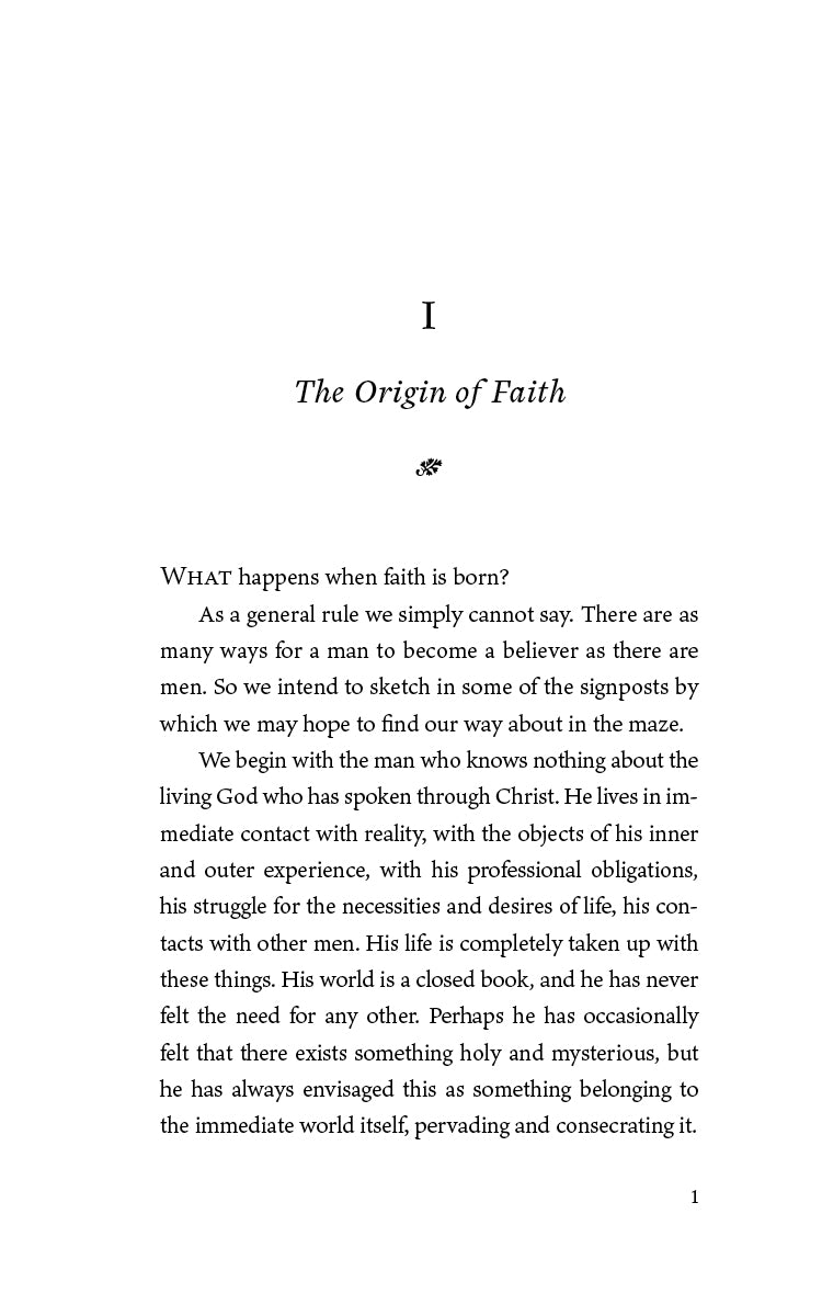 The Life of Faith