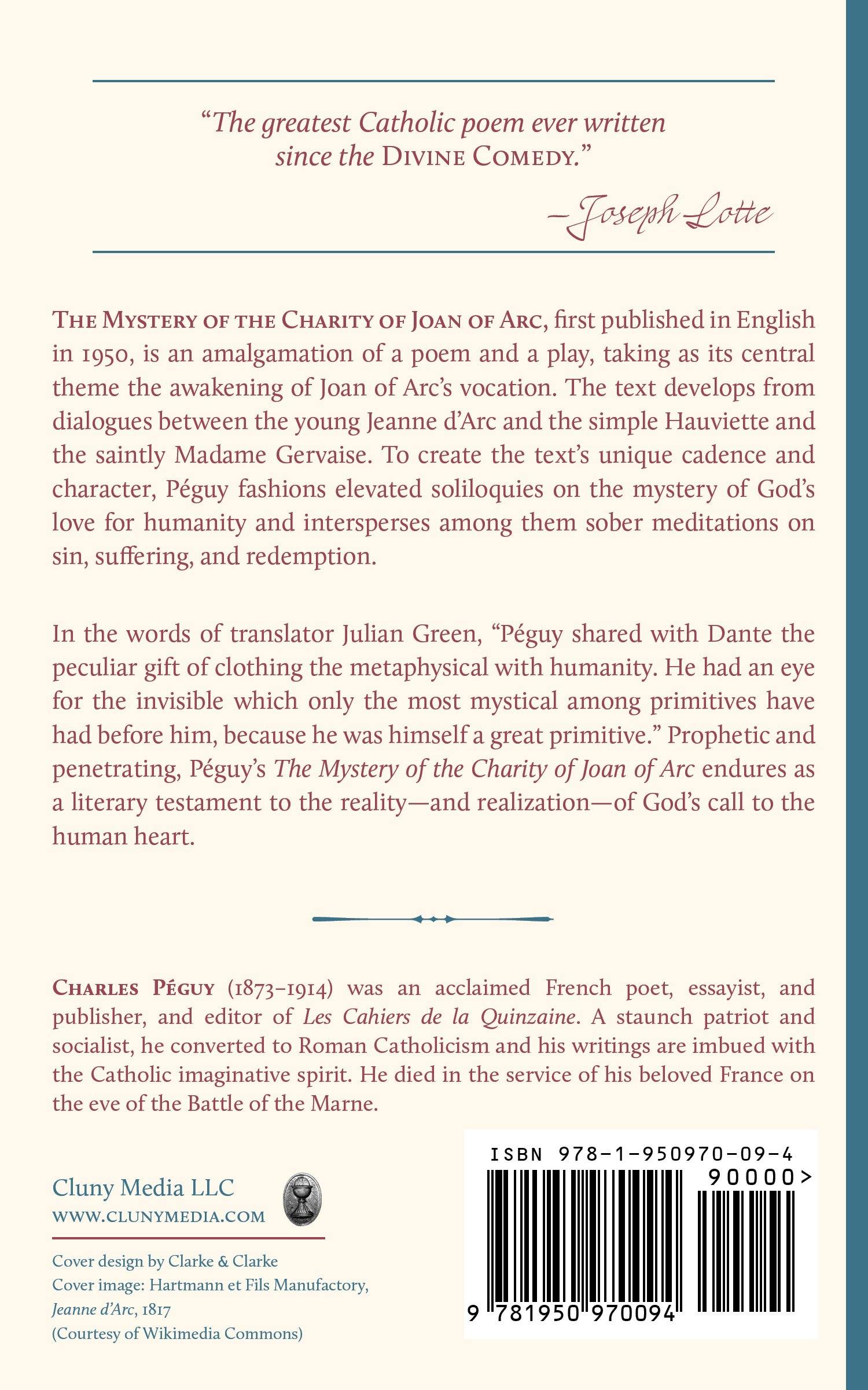 The Mystery of the Charity of Joan of Arc - ClunyMedia