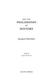 On the Philosophy of History - ClunyMedia