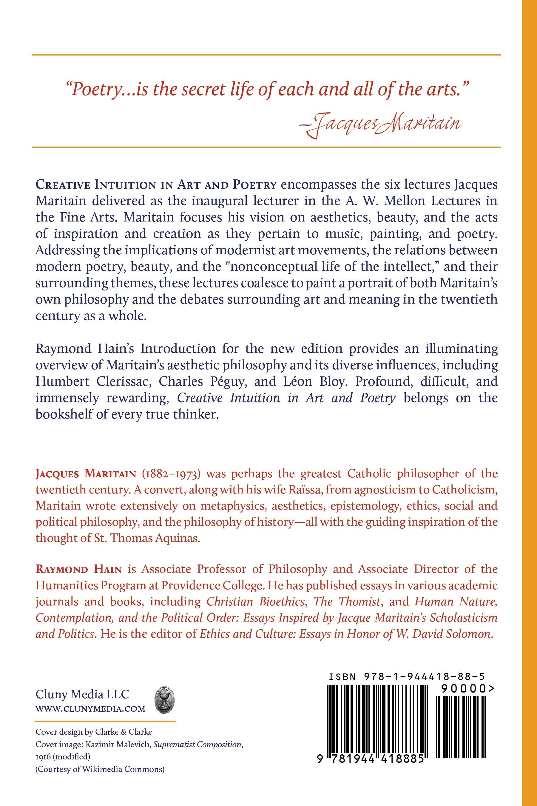 Creative Intuition in Art & Poetry - ClunyMedia