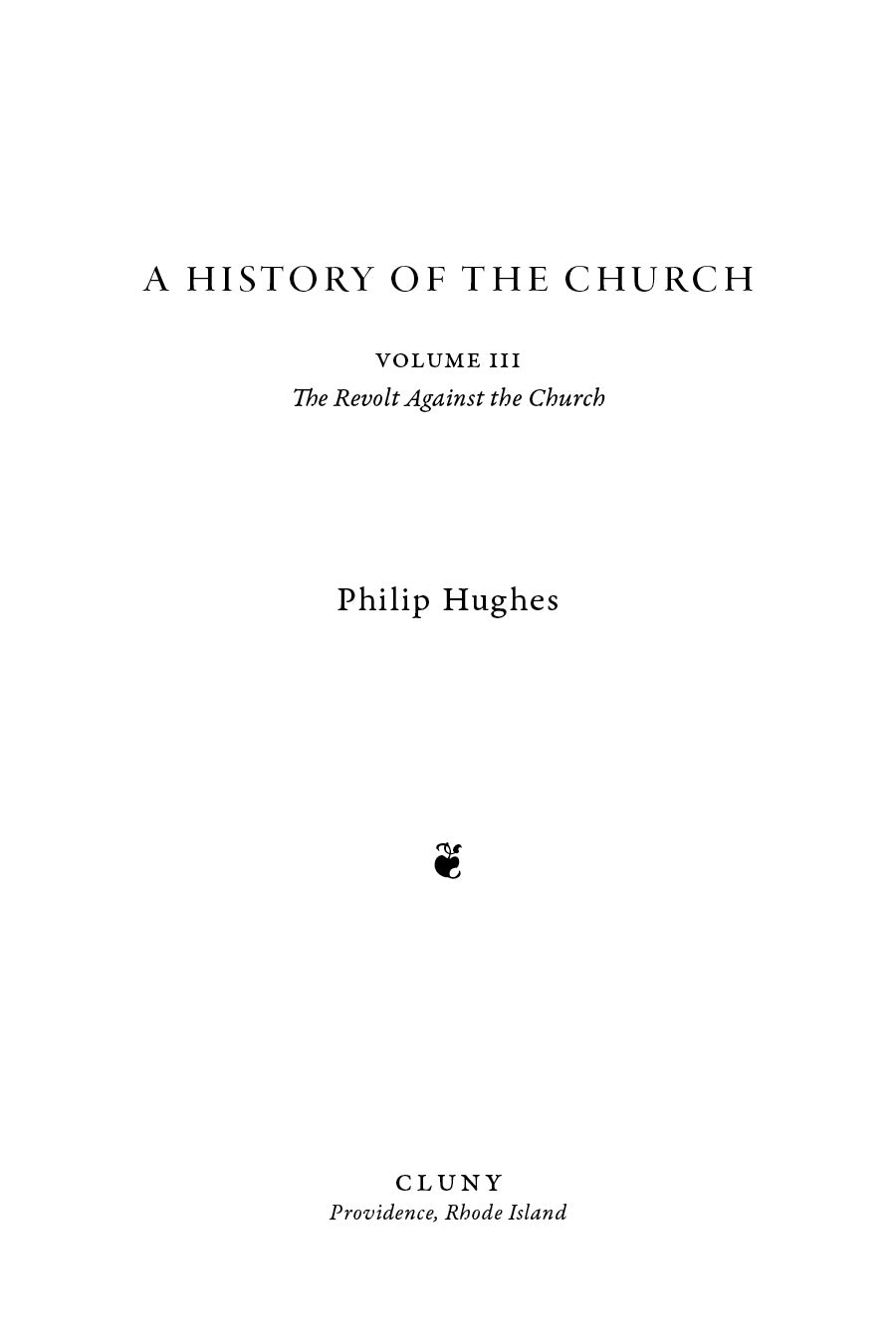 A History of the Church, Volume III
