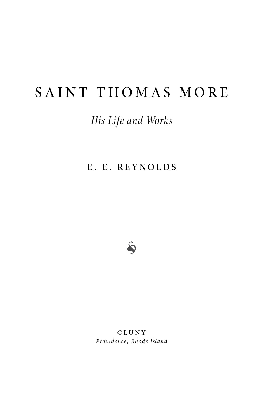 Saint Thomas More