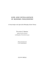 God and Intelligence in Modern Philosophy - ClunyMedia