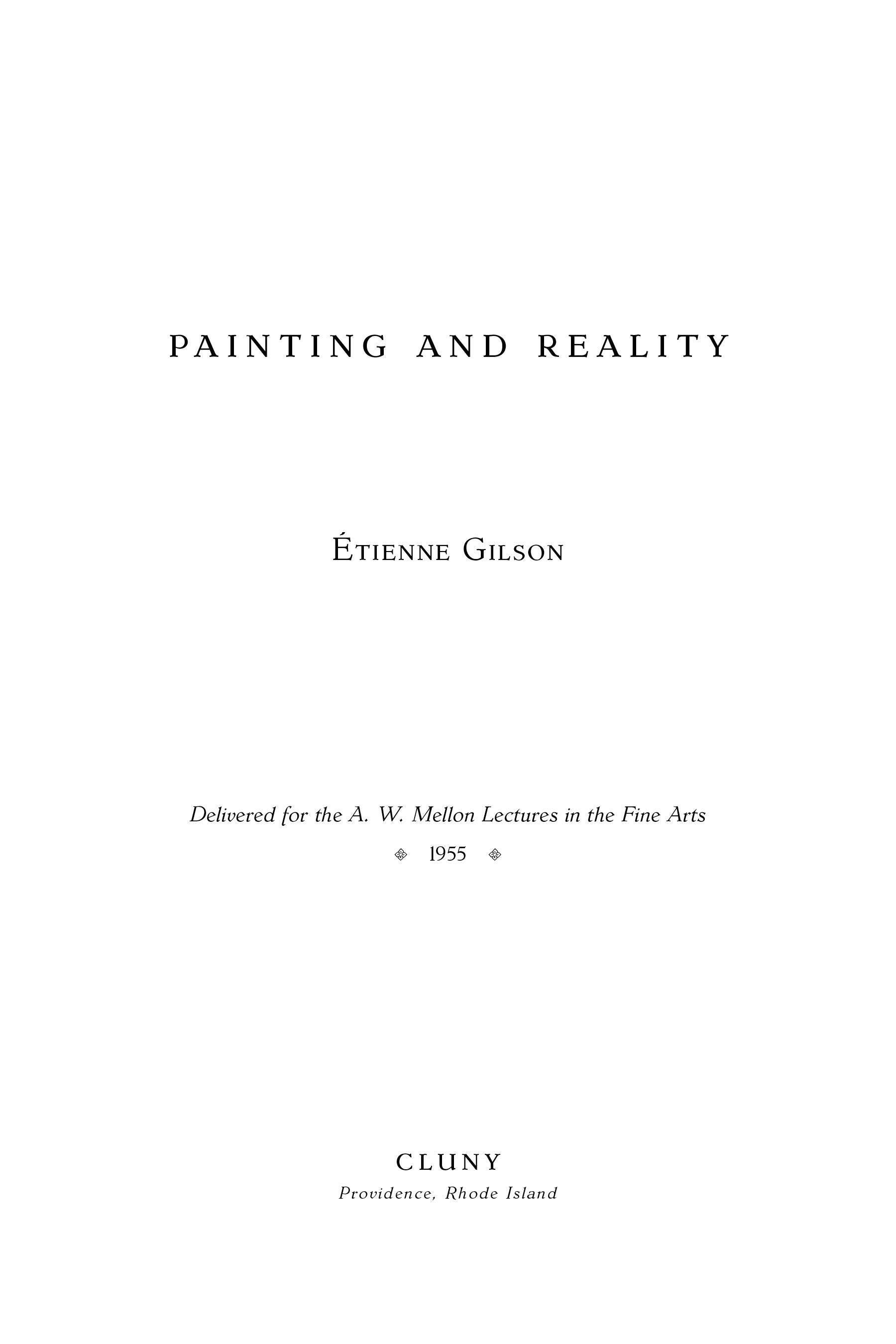 Painting and Reality - ClunyMedia