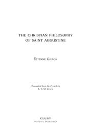 The Christian Philosophy of Saint Augustine - ClunyMedia