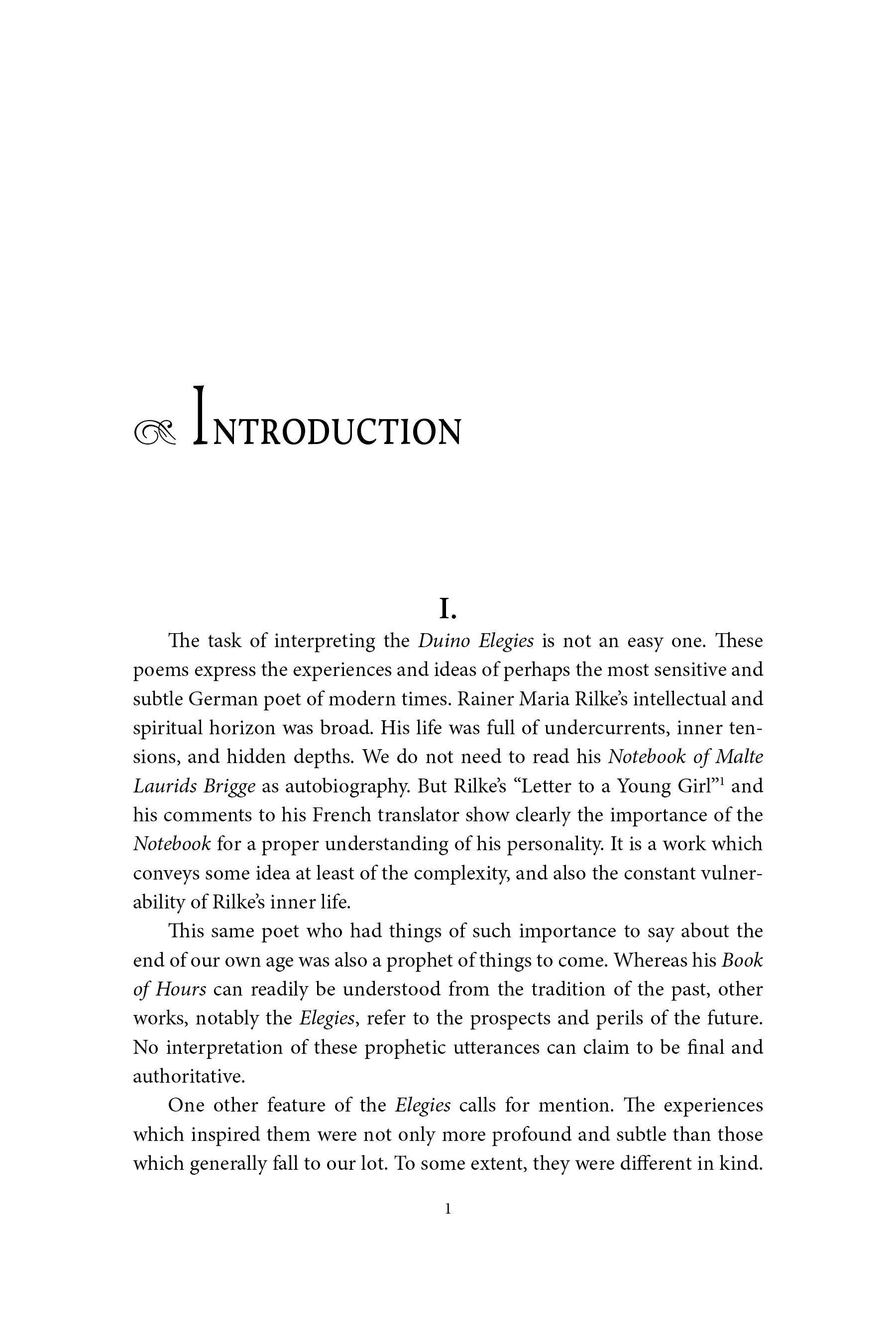 Rilke's Duino Elegies: An Interpretation - ClunyMedia