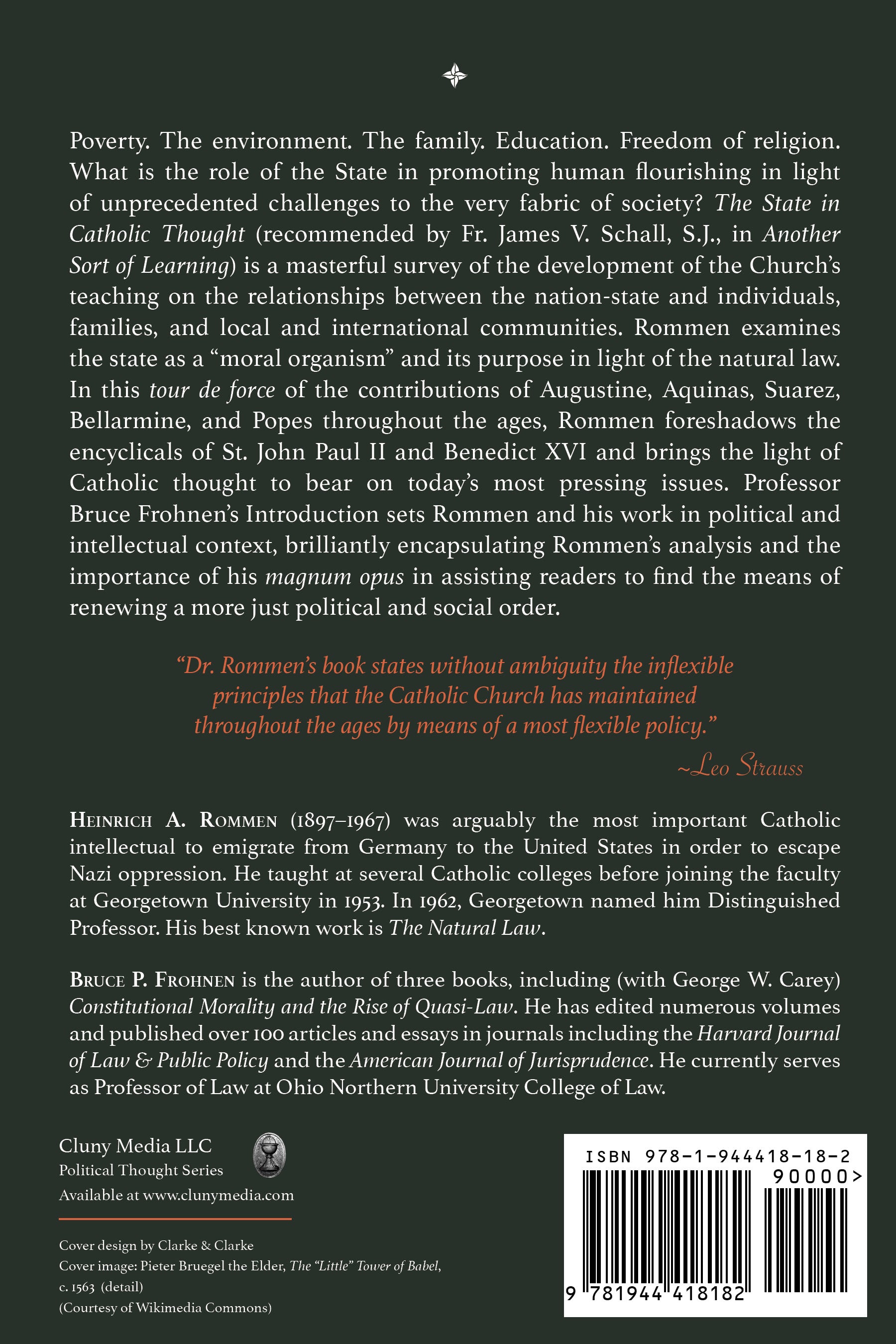 The State in Catholic Thought