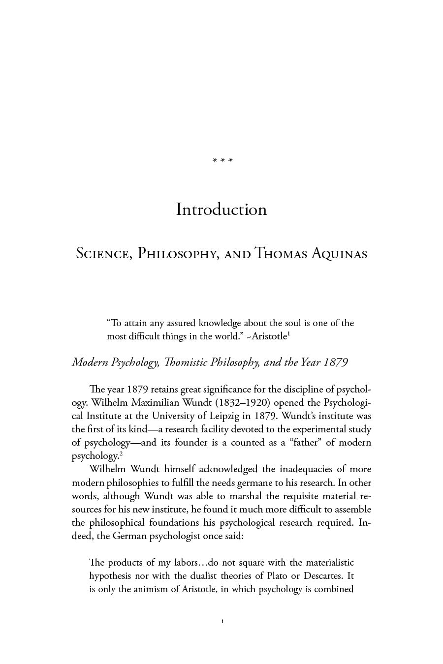 Thomistic Psychology