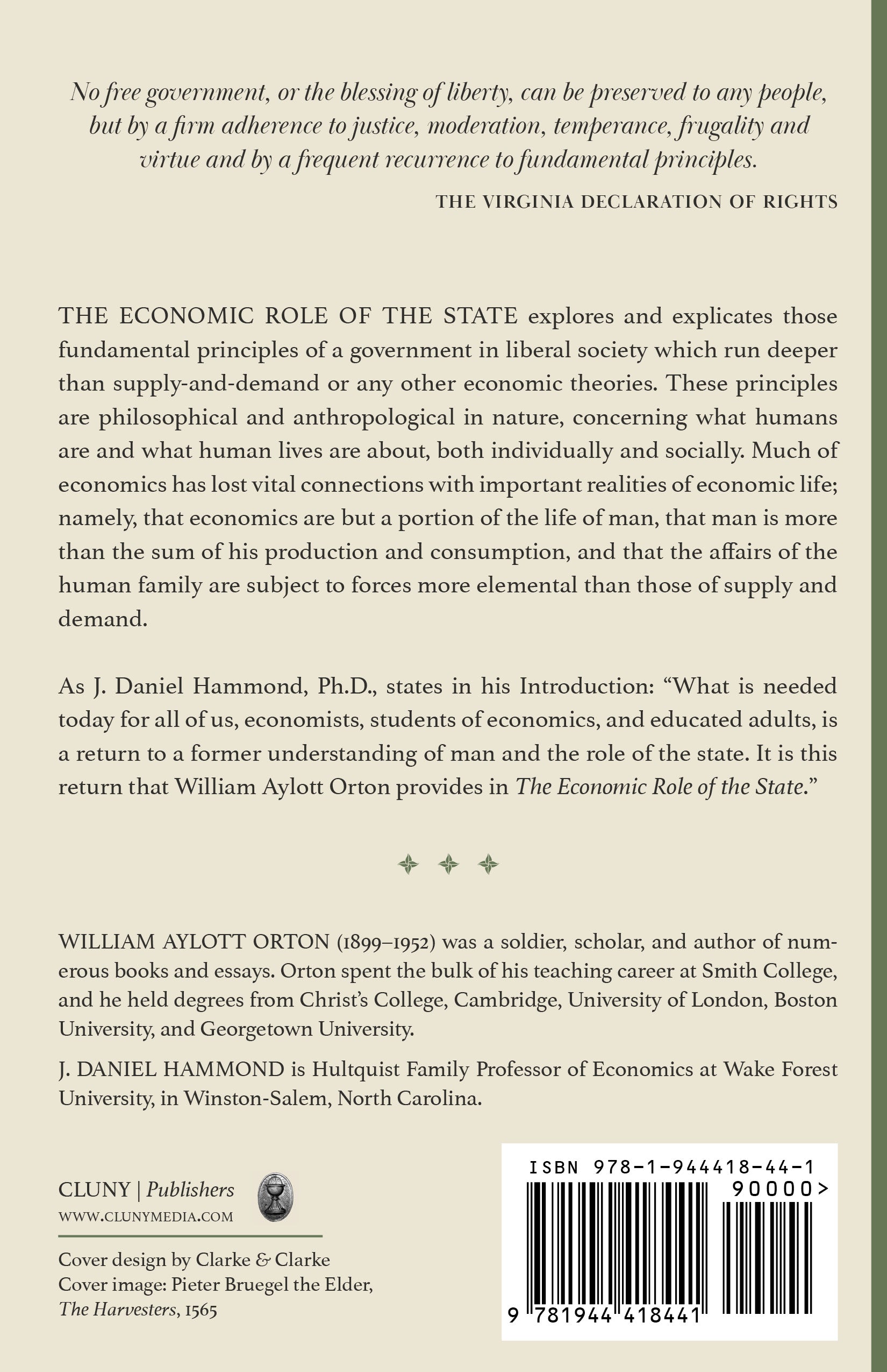 The Economic Role of the State