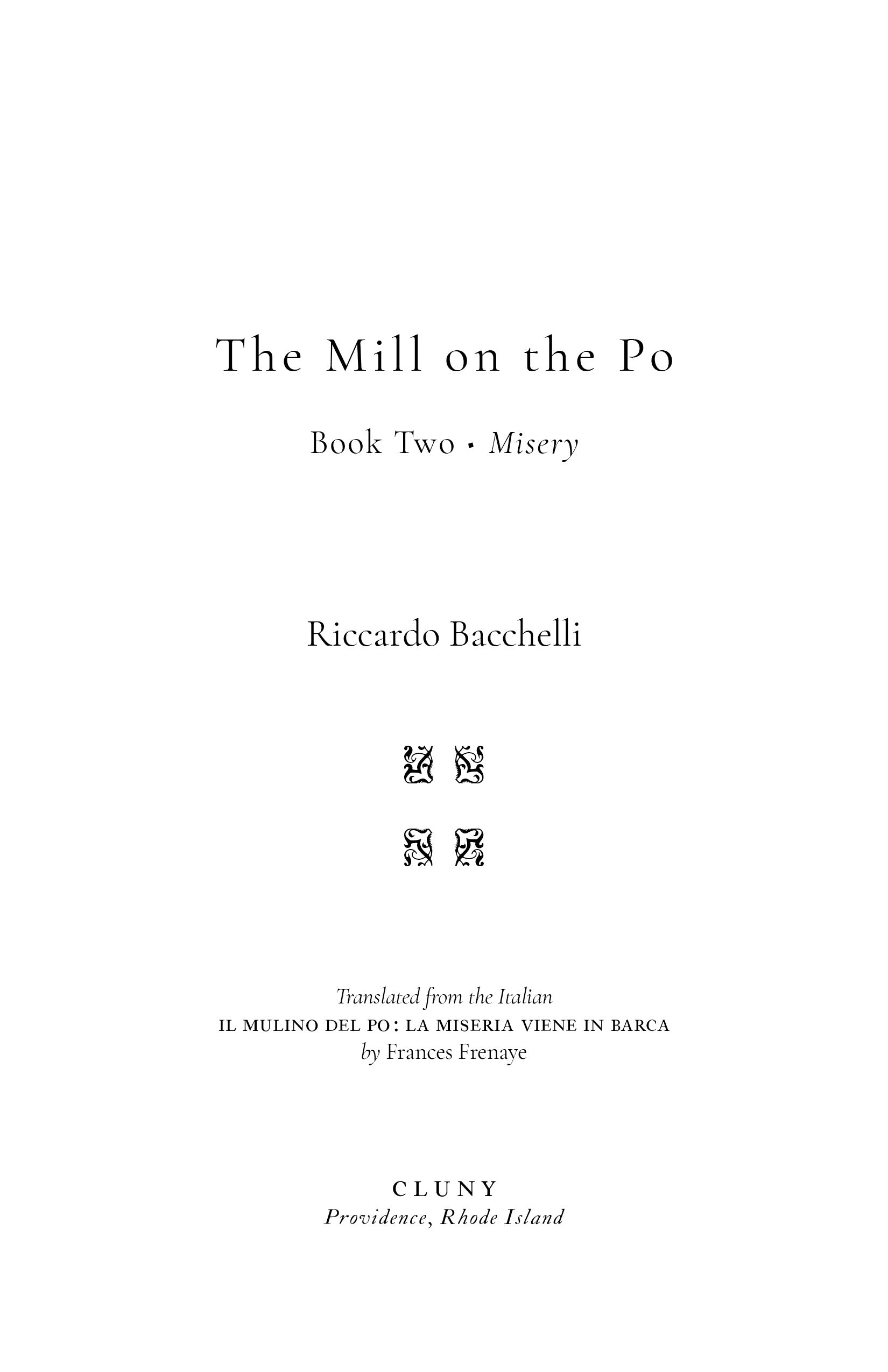 The Mill on the Po: Misery (Book Two)