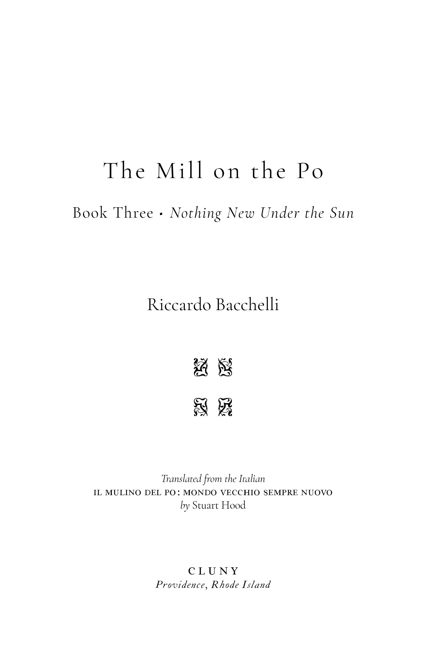 The Mill on the Po: Nothing New Under the Sun (Book Three)