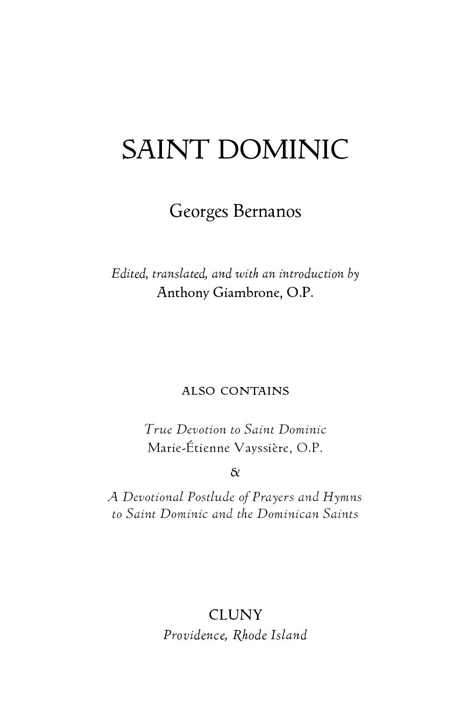 Saint Dominic