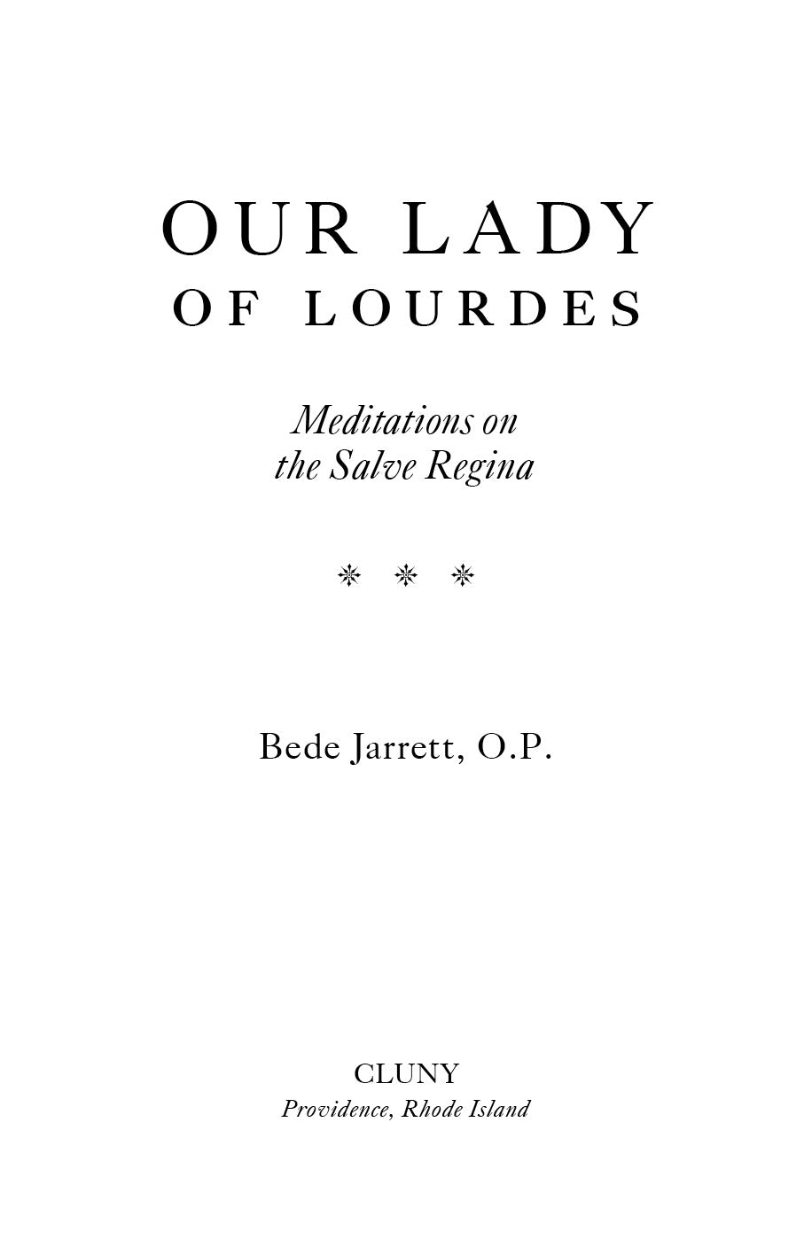 Our Lady of Lourdes