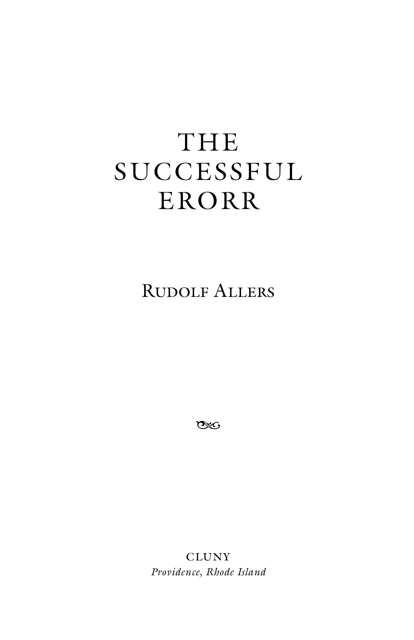 The Successful Error