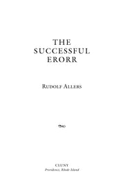 The Successful Error