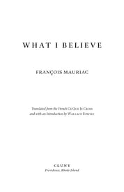 What I Believe